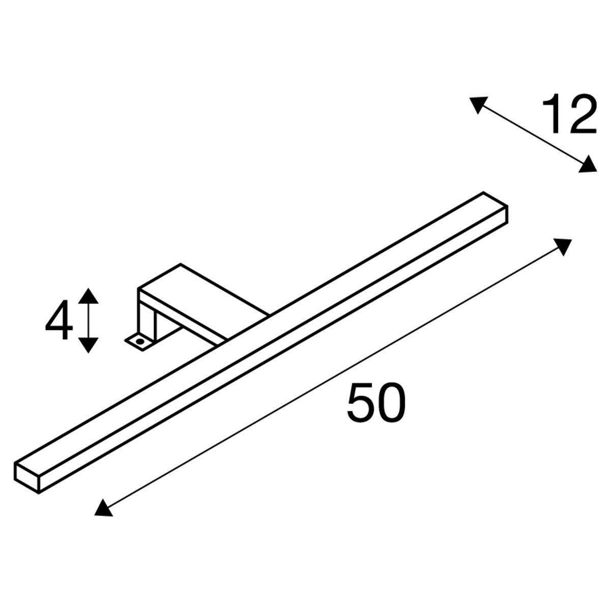 Wandleuchte Score L Downlighter schwarz in Modernem Stil von KS Beleuchtung 