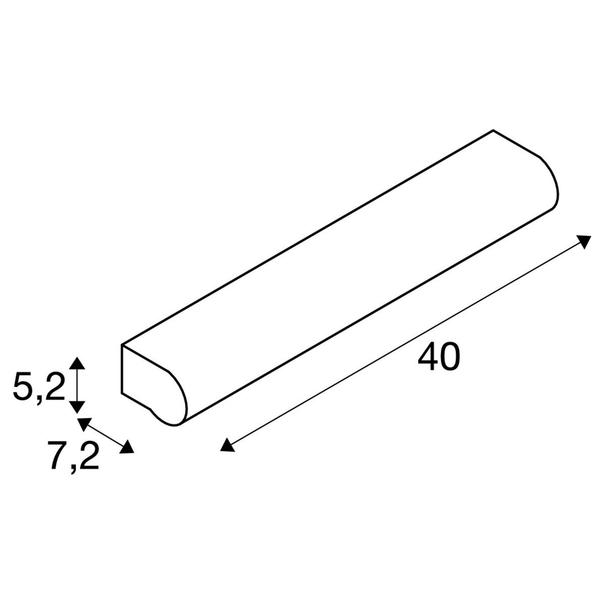 Wandleuchte Score L Downlighter schwarz in Modernem Stil von KS Beleuchtung 