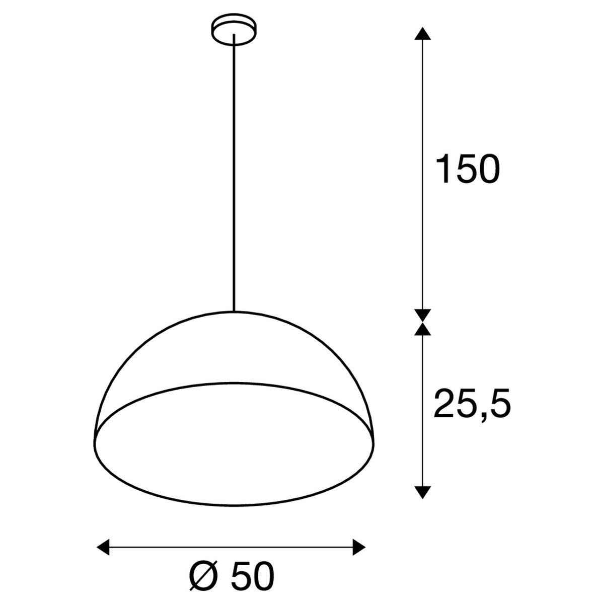 Runde schwarz/goldene Innenbeleuchtung Pendelleuchte Aluminium E27