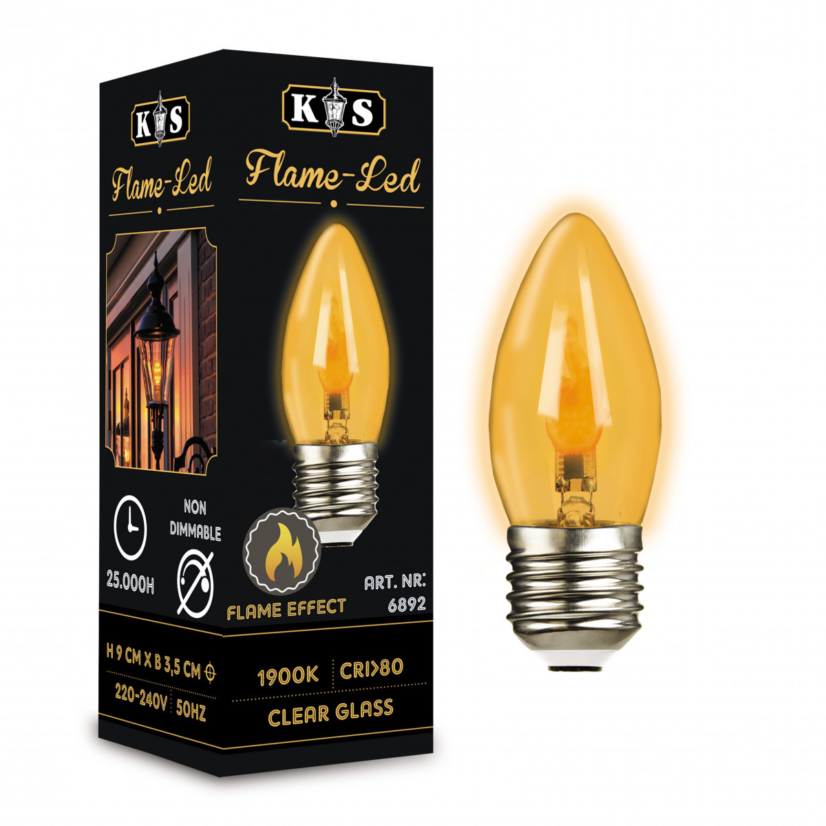 Flame-LED 0.5W- E27 - Lichtquellen