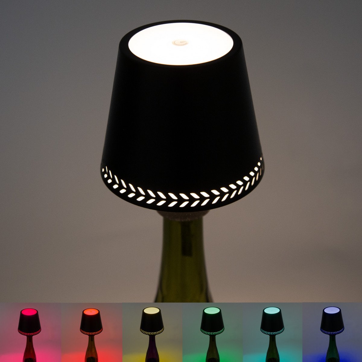 Innen-/Außenlampe - Vino Tischlampe Schwarz