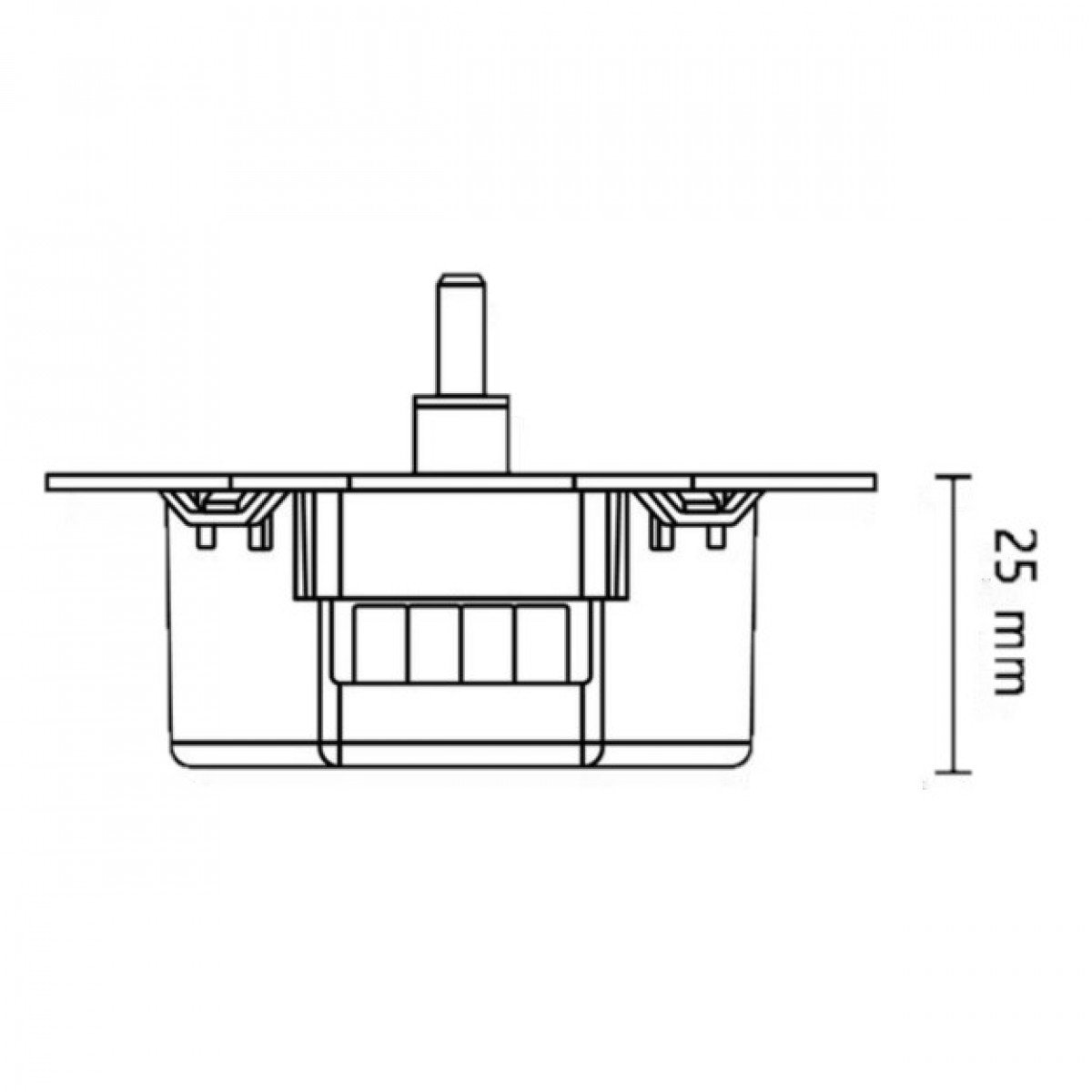 Calex LED-Wandeinbau-Dimmer max 250W 220-240V