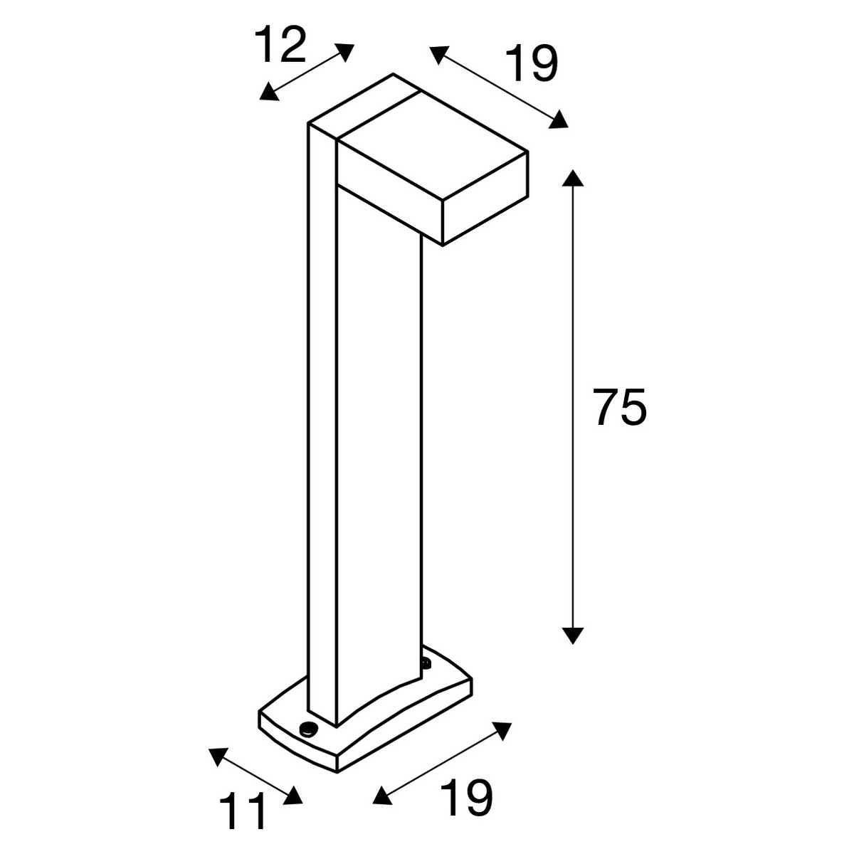 Quadrasyl Sl 75 Square Anthrazit 1xgx53